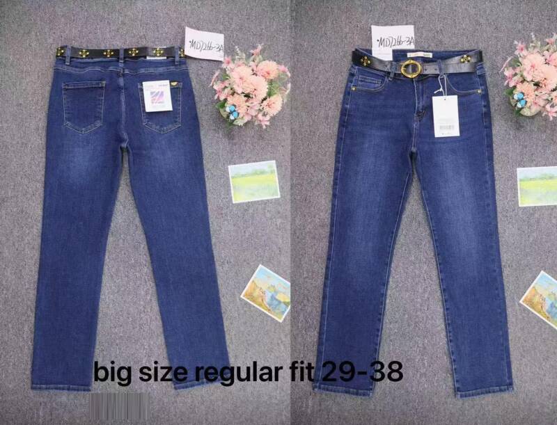 Spodnie jeansy damskie Roz 29-38, 1 Kolor Paczka 10 szt